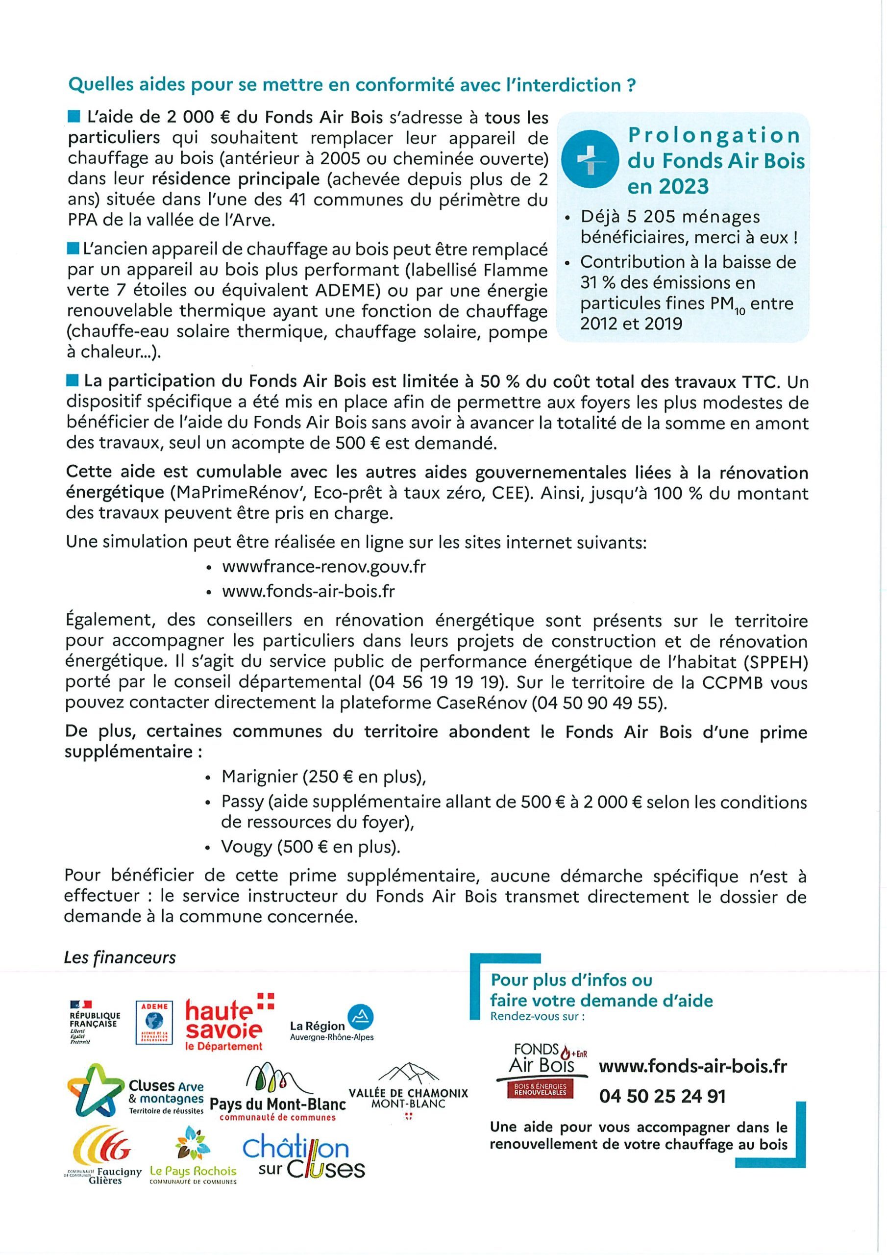 Interdiction de l’utisation des foyers ouverts Mairie de Servoz